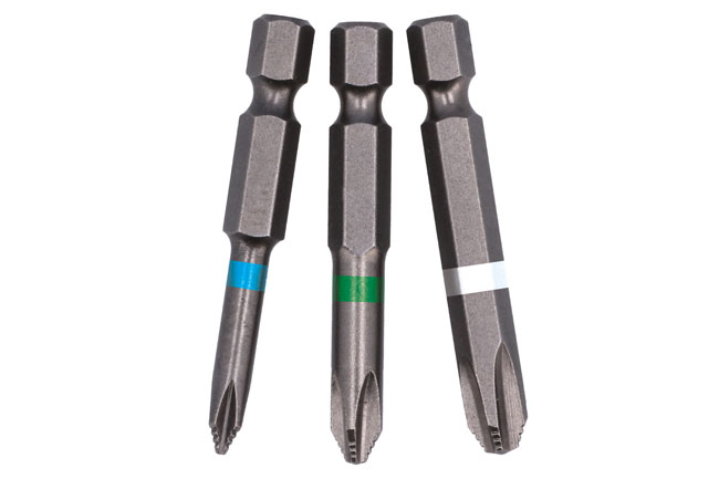 Laser Tools 9137 JIS Non-Slip Bit Set - 10pc