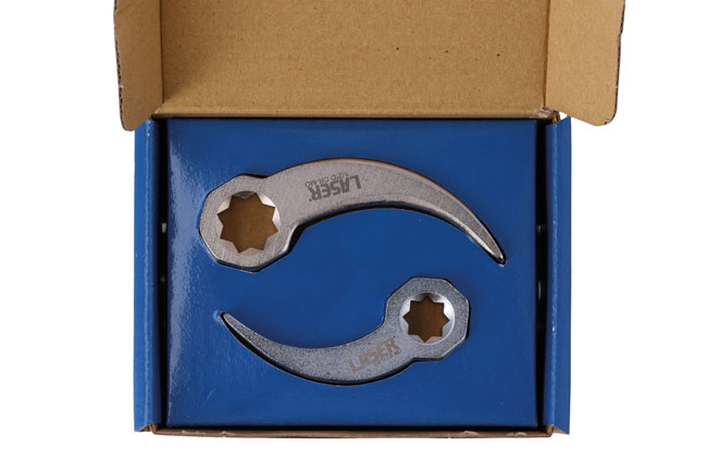 Laser Tools 9206 Pry Bar Wrench Set 2pc