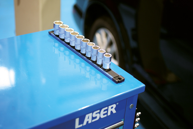 Laser Tools 9238 LocSoc Rails - Magnetic 3pc