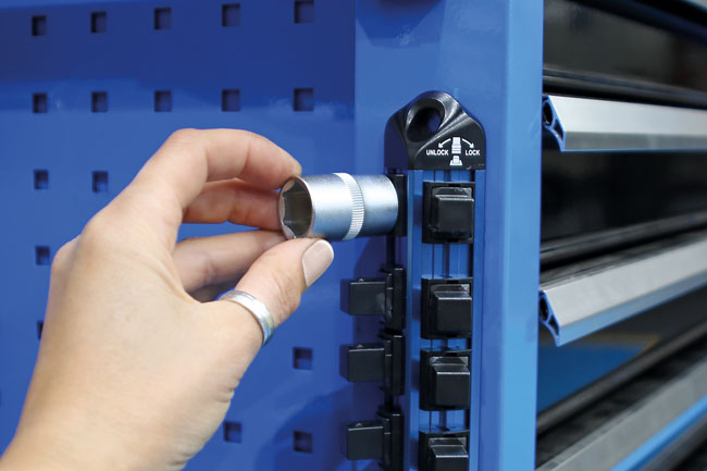 Laser Tools 9240 LocSoc Double Rail - 3/8"D Magnetic