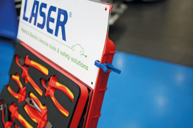 Laser Tools 9246 Composite Plastic Spring-Loaded Clamp Set - 20pc