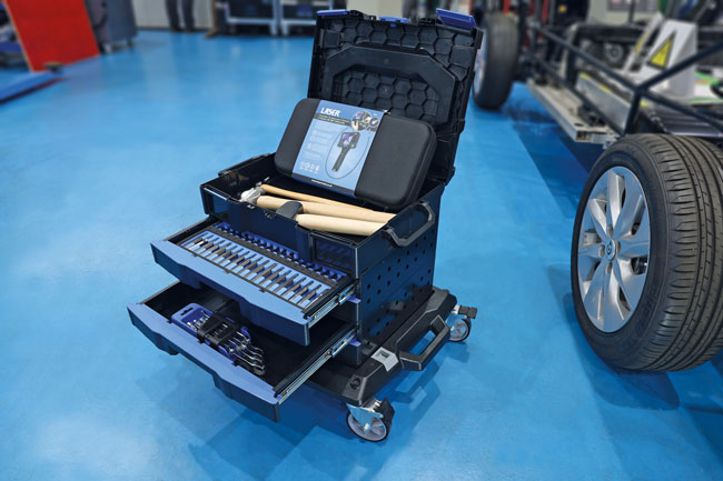 Laser Tools 9283 Premium Stackable 4 Drawer Storage System with Top Box - 50th Anniversary