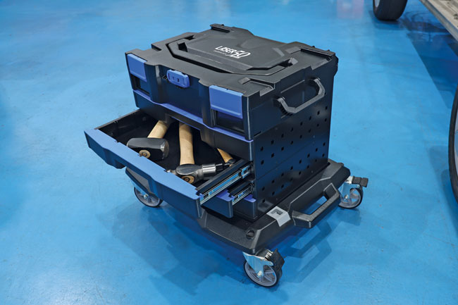 Laser Tools 9283 Premium Stackable 4 Drawer Storage System with Top Box - 50th Anniversary