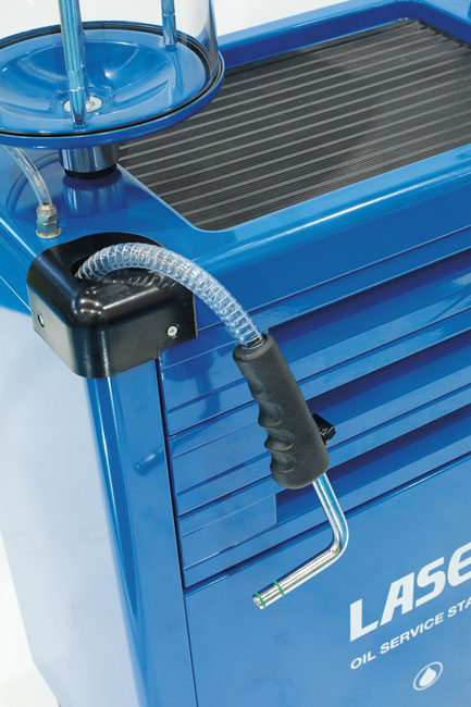 Laser Tools 9286 Oil Service Station Trolley - 70L w/o tools