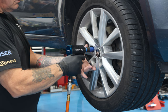 Laser Tools 9288 Aluminium Bodied Mini Impact Wrench 1/2"D - 50th Anniversary