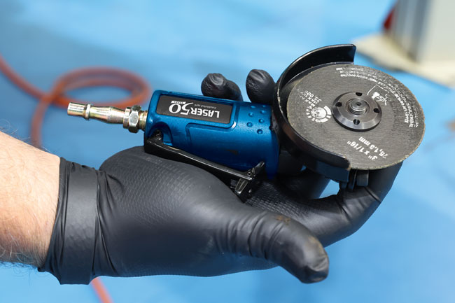 Laser Tools 9297 Mini Angle Grinder 75mm - 50th Anniversary