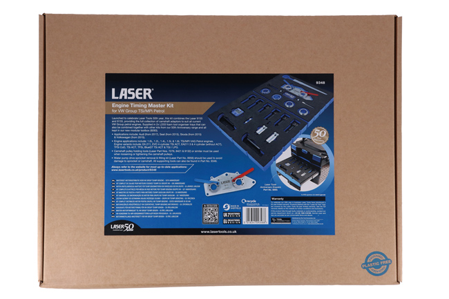 Laser Tools 9348 Engine Timing Master Kit for VW Group TSi/MPi Petrol  - 50th Anniversary