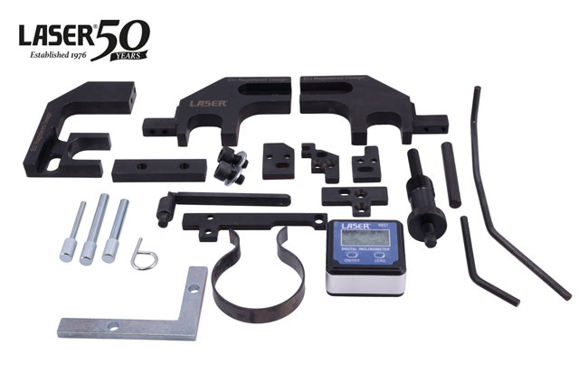 Laser Tools 9360 Engine Timing Master Kit for Stellantis Group 1.4, 1.6 SOHC, DOHC Petrol - 50th Anniversary