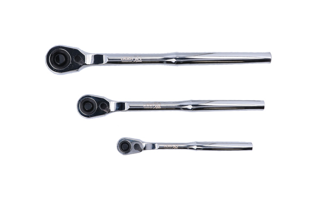 Laser Tools 9364 Ratchet Set with Comfort Handle 3pc - 50th Anniversary