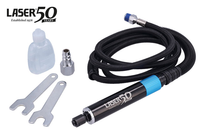 Laser Tools 9419 Air Pencil Die Grinder with Dual Collet 3mm/6mm - 50th Anniversary