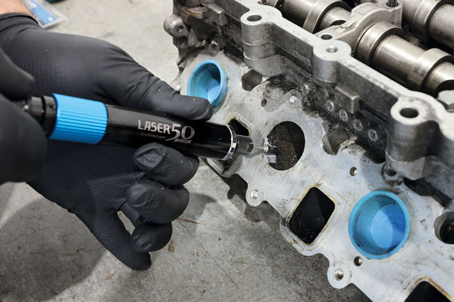 Laser Tools 9419 Air Pencil Die Grinder with Dual Collet 3mm/6mm - 50th Anniversary