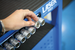 Laser Tools 9238 LocSoc Rails - Magnetic 3pc