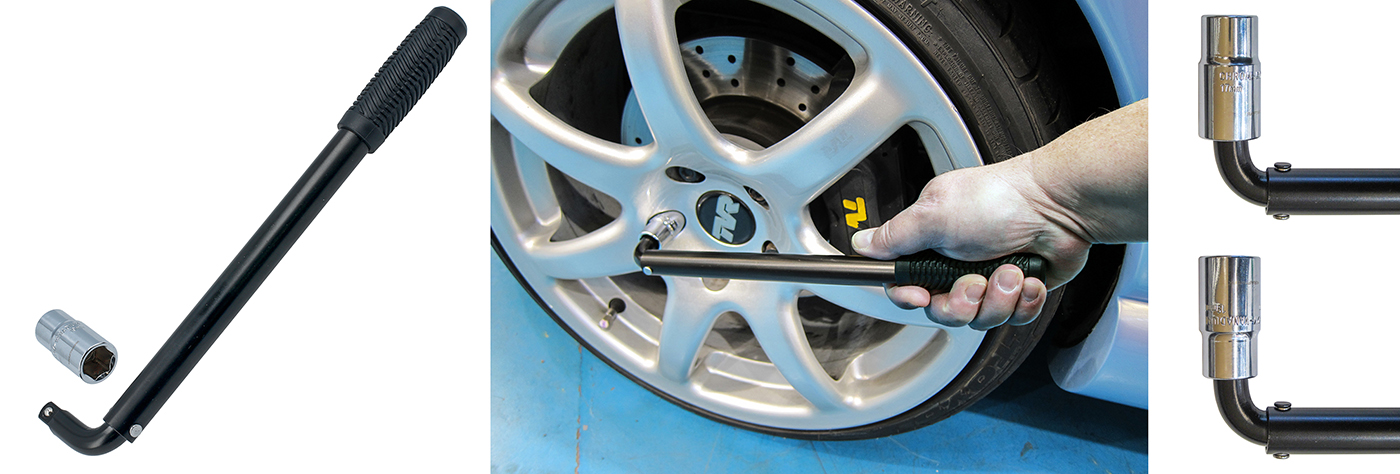 New pre-set 120Nm torque wrench-wheel brace from Laser Tools