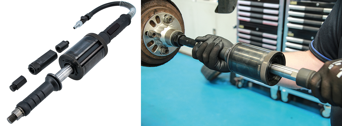 Air-powered, bi-directional, brutally effective — new slide hammer from Laser Tools