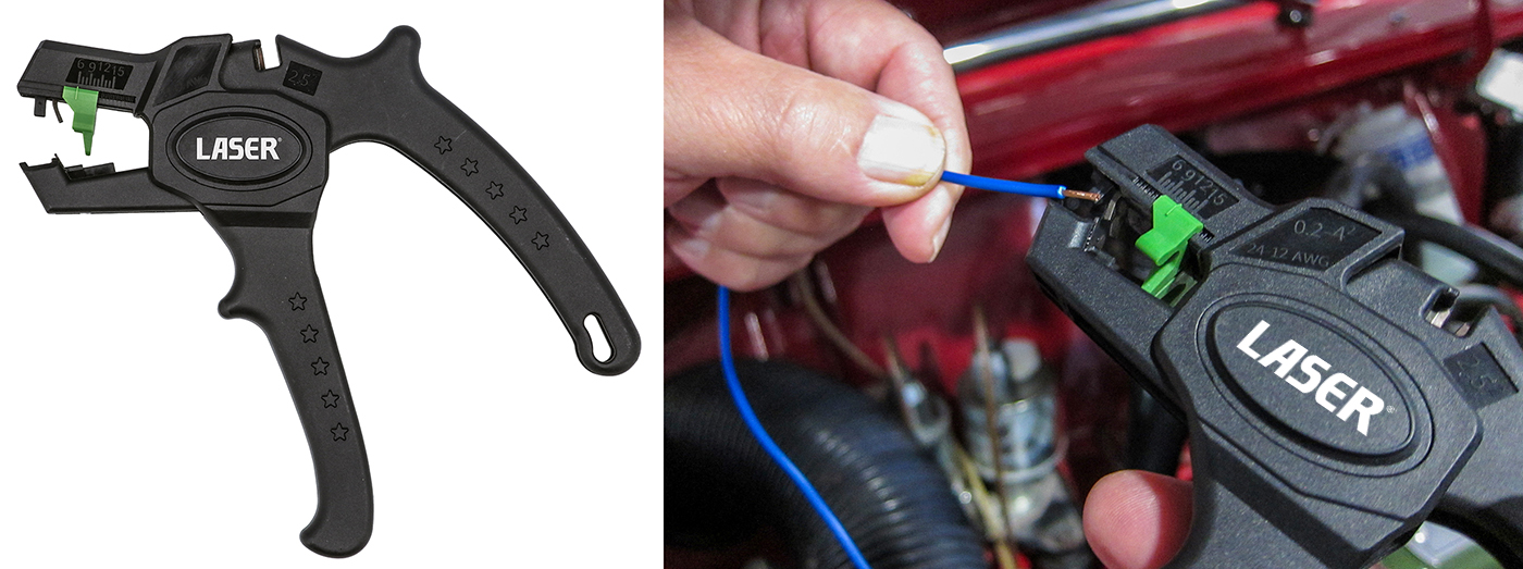 New from Laser Tools — Compact Automatic Wire Stripper