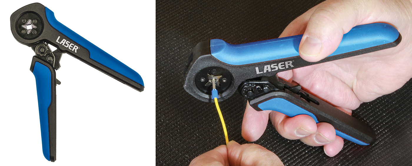 Fast, tidy ferrules every time — compact ferrule crimp pliers from Laser Tools