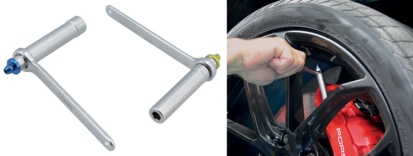 Brake bleeding made simple for German vehicles — new Brake Bleed Wrench Set from Laser Tools 