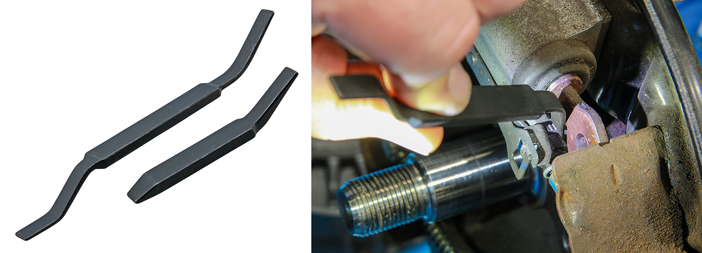 Accurate drum brake adjustment with this two-piece tool set from Laser Tools 