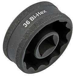 Engineered for Ducati: Laser Tools 9039 socket assures accurate fit for rear axle removal
