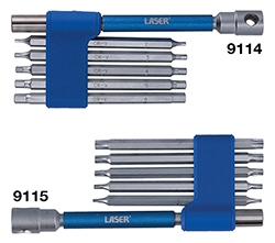 New from Laser Tools: interchangeable 3-Way T-Handle Spinner Bit Sets – compact, versatile and built for speed!