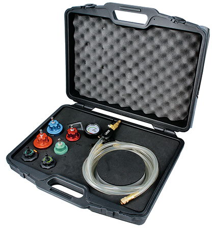 New cooling system vacuum refill kit from Laser Tools covers EV, hybrid and ICE vehicles alike