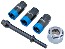 Quick & clean wheel stud extraction and installation for cars and vans
