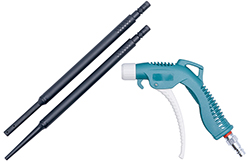Targeted airflow, maximum control – flexible nozzle air blow gun from Laser Tools