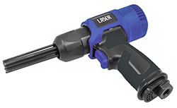 New from Laser Tools: pneumatic needle descaler — pistol-grip power for heavy rust & descaling