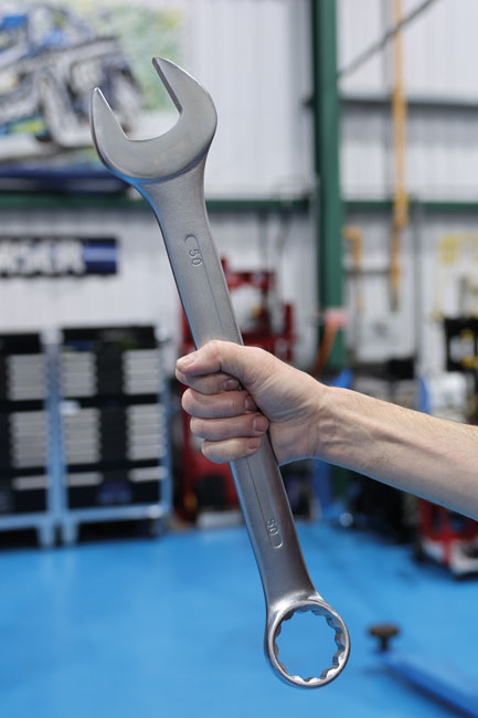 Laser Tools 4887 Jumbo Combination Spanner Set 6pc