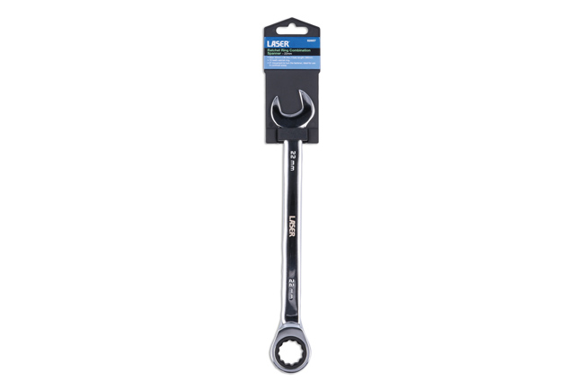 Laser Tools 62657 Ratchet Ring Combination Spanner 22mm