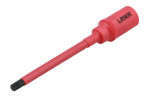Laser Tools 8996 Insulated Extra Long Slim Series Star Bit Socket 3/8"D T40