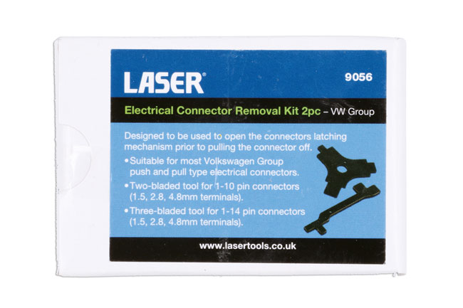 Laser Tools 9056 Electrical Connector Removal Kit 2pc - for VW Group