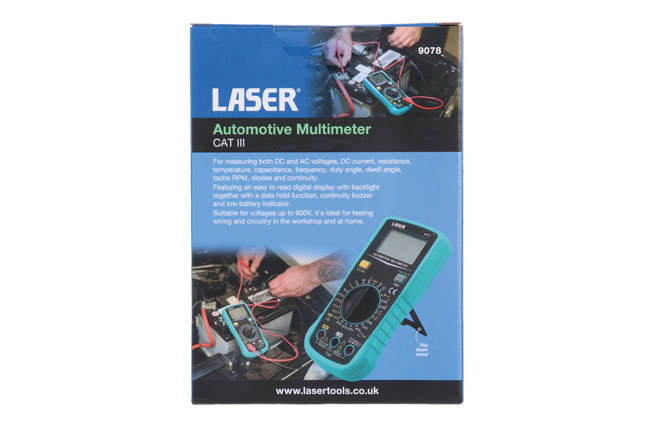 Laser Tools 9078 Automotive Multimeter CAT III