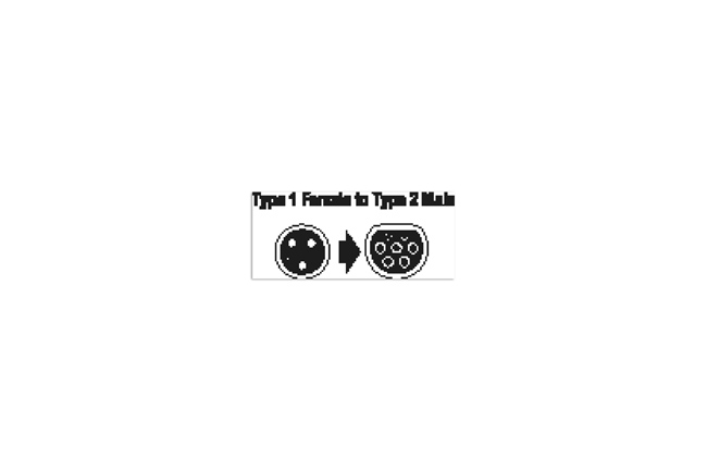 Laser Tools 9106 EV Charging Cable - 32A Three Phase T2 Female-T2 Male 22kW IP65
