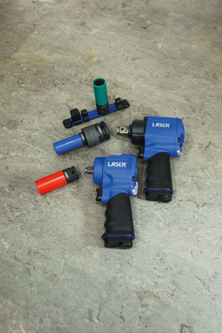 Laser Tools 9173 Twin Drive Impact Wheel Sockets - 4pc