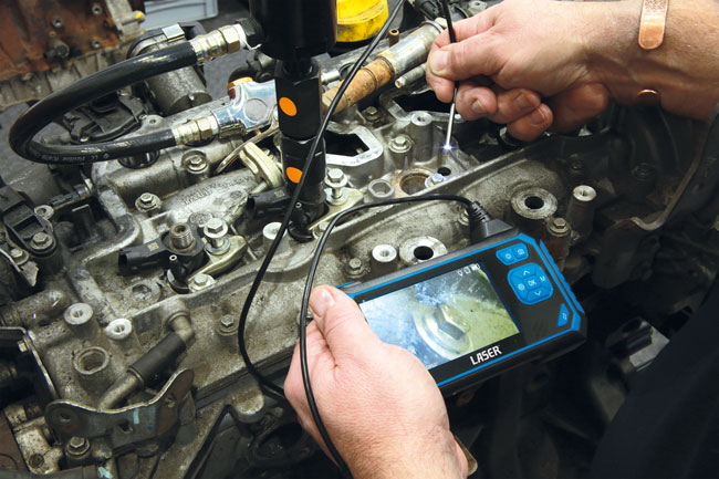 Laser Tools 9196 Portable Endoscope Camera - 4.3" Screen with 3.9mm Camera