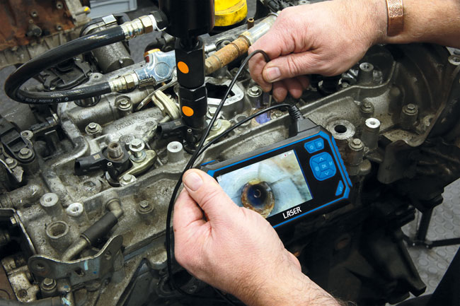 Laser Tools 9196 Portable Endoscope Camera - 4.3" Screen with 3.9mm Camera