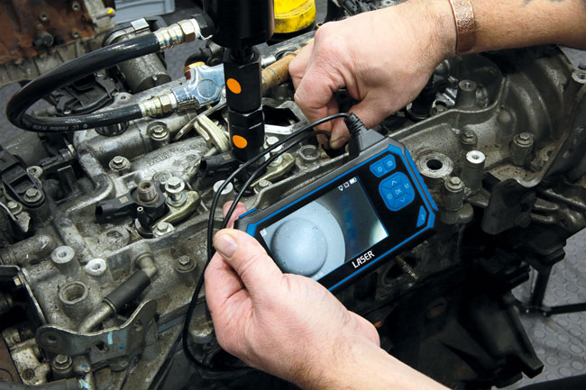 Laser Tools 9196 Portable Endoscope Camera - 4.3" Screen with 3.9mm Camera