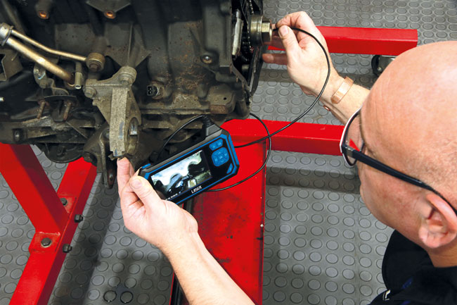 Laser Tools 9196 Portable Endoscope Camera - 4.3" Screen with 3.9mm Camera