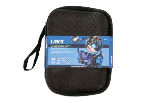 Laser Tools 9196 Portable Endoscope Camera - 4.3" Screen with 3.9mm Camera