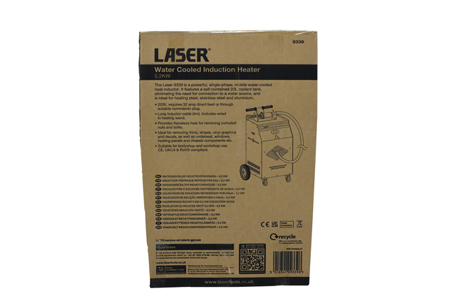 Laser Tools 9339 Water Cooled Induction Heater - 5.2KW