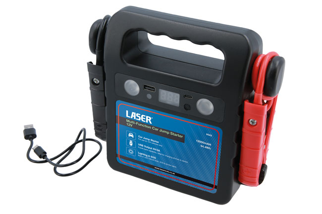 Laser Tools 9343 Multi-Function Car Jump Starter 12V