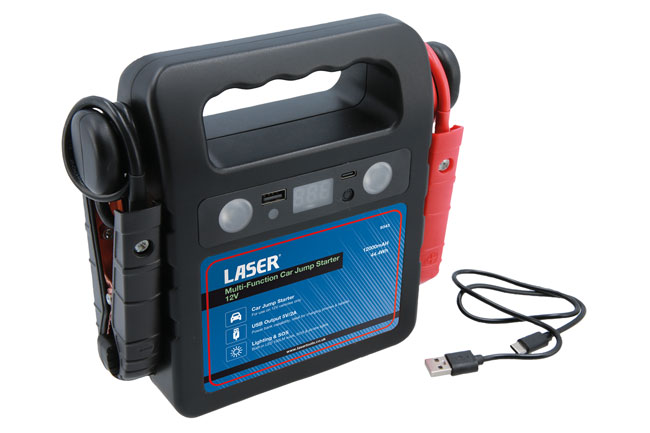 Laser Tools 9343 Multi-Function Car Jump Starter 12V
