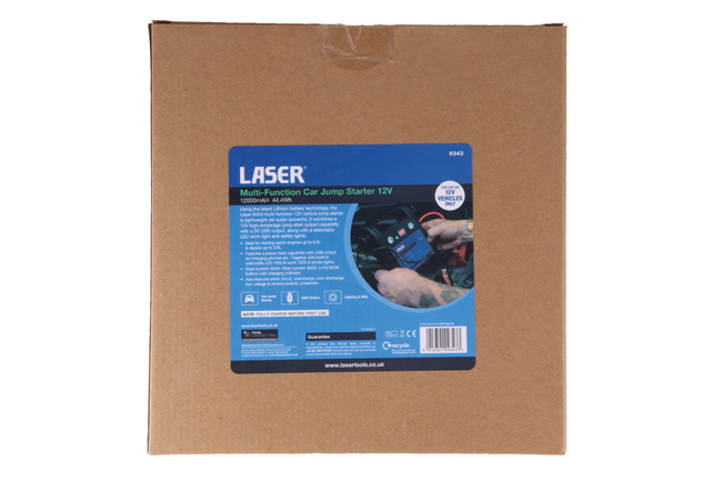 Laser Tools 9343 Multi-Function Car Jump Starter 12V