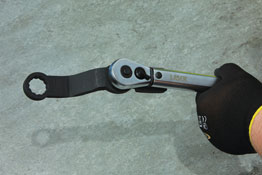 Laser Tools 9142 HGV Offset Brake Caliper Wrench - 24mm Bi-Hex